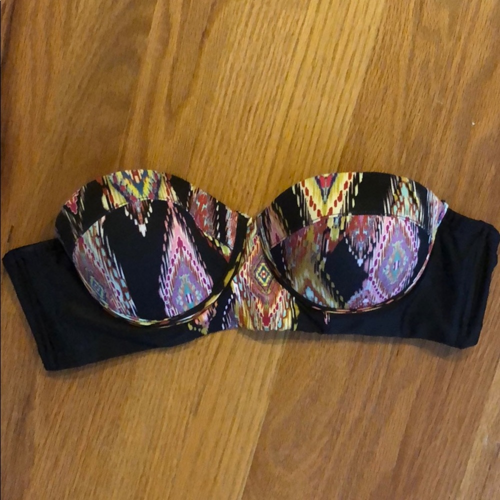 Strapless Boho Bathing Suit Top